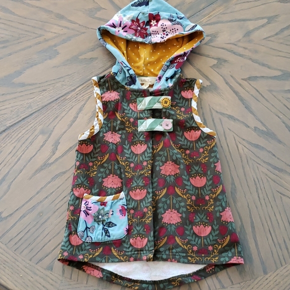 Matilda Jane Floral Wander With Love Hooded Vest - Picture 3 of 9